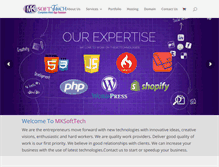 Tablet Screenshot of mksofttech.com